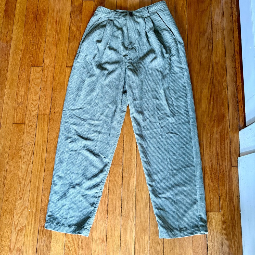 Madewell Corduroy High Waisted Tapered Pants